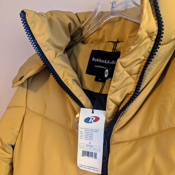 NWT Rokka & Rolla Heavyweight Puffer Jacket - Picture 3 of 9